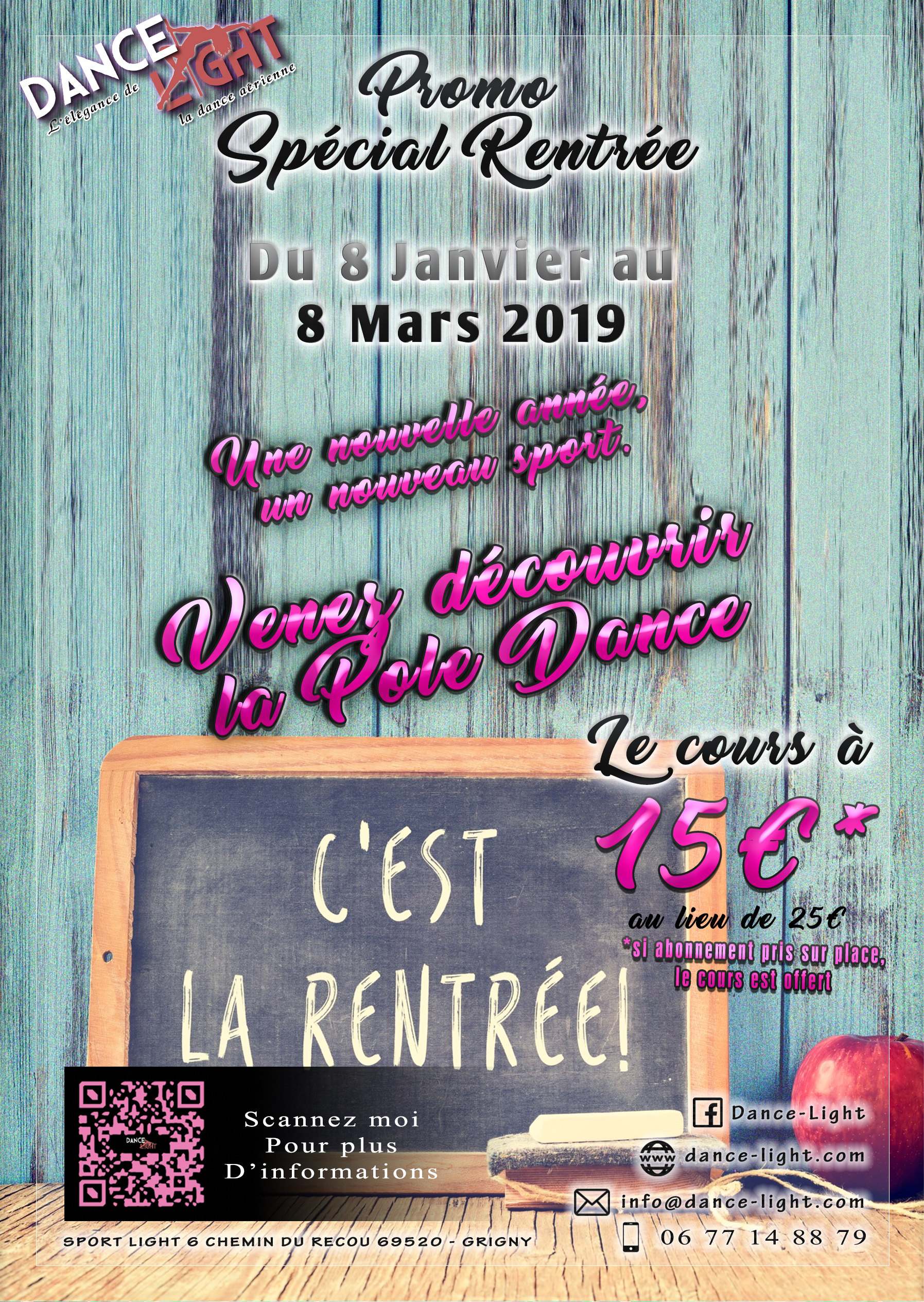 Promo Rentrée janvier 2019-2